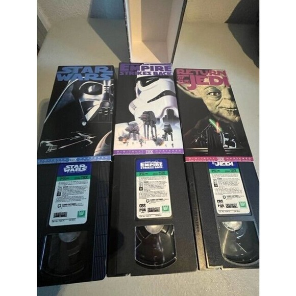 Star Wars Trilogy 3-Tape Set (VHS,1995) Excellent Condition - Picture 12 of 12